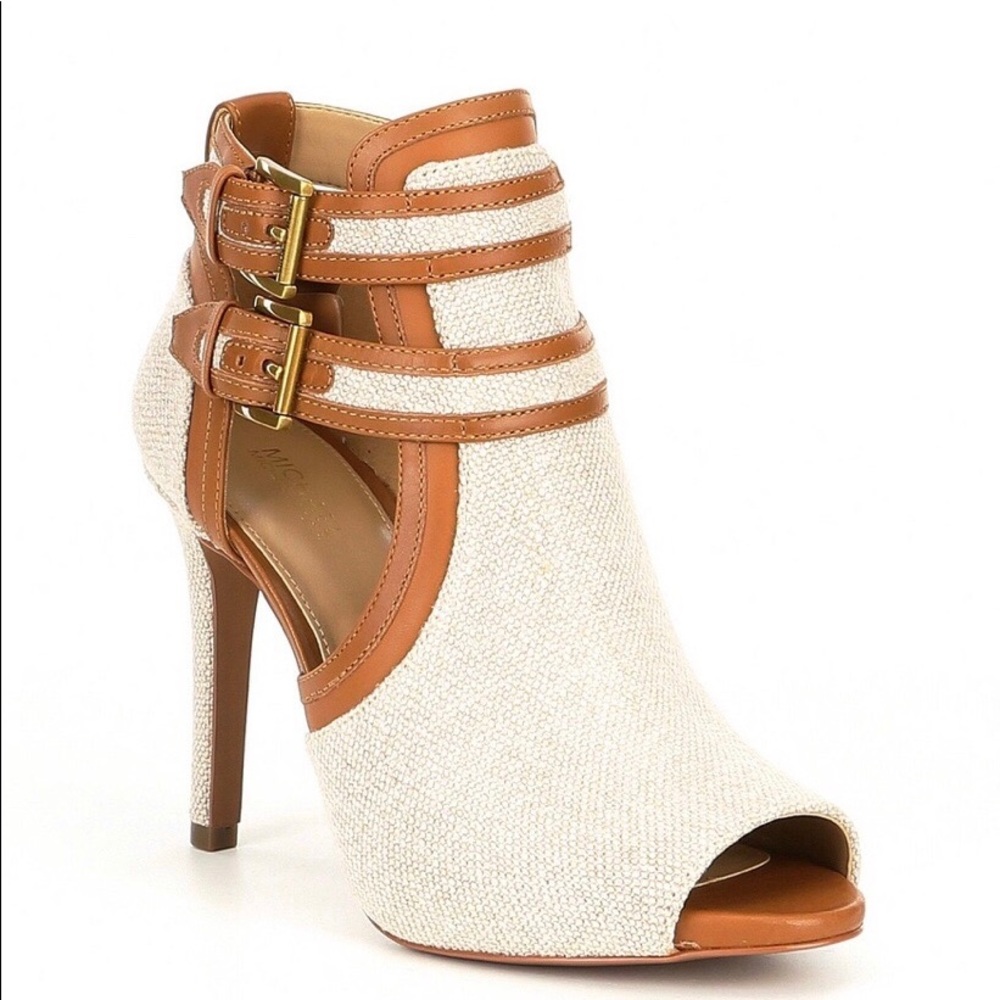 Micheal Kors Blaze Peep Toe Bootie